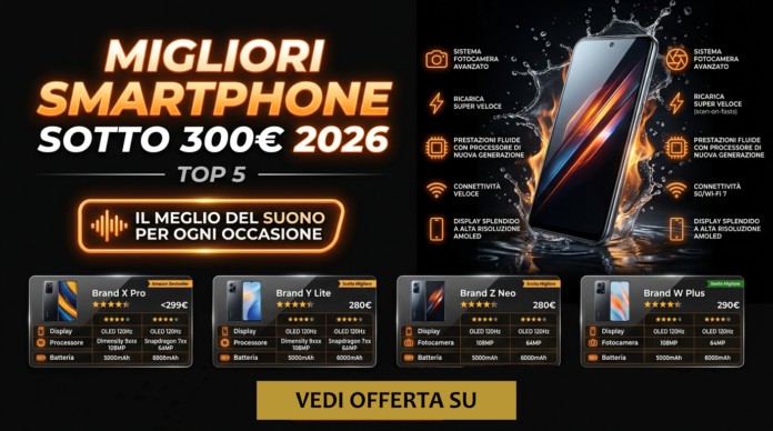 Migliori smartphone sotto 300€ su Amazon.it – Guida Comparativa 2026